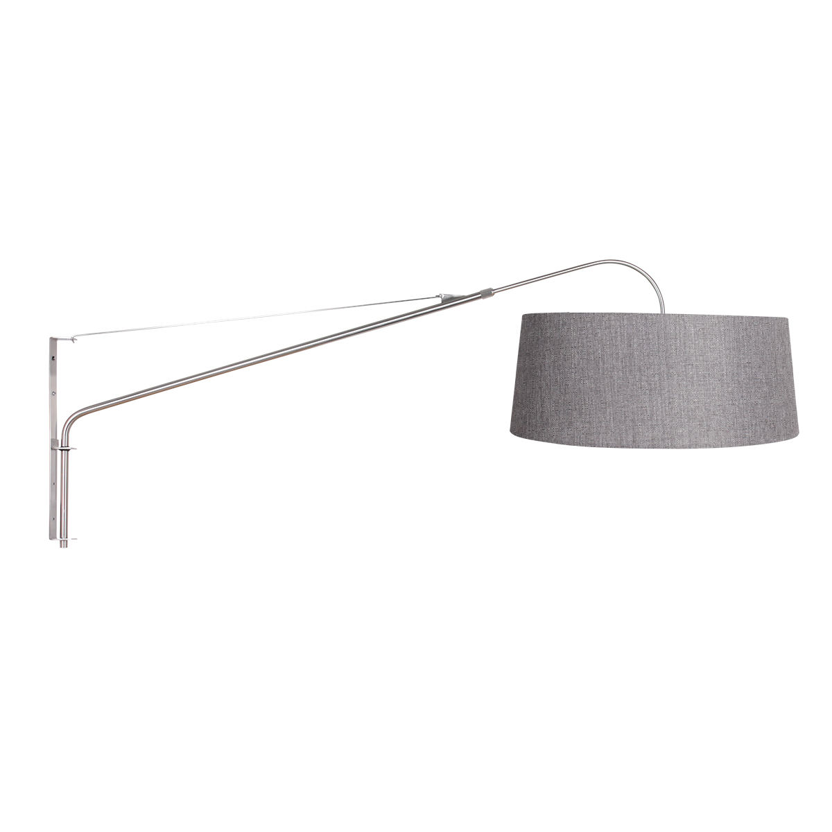 steinhauer-wandlamp-elegantclassy-staal-metaaltextiel-leeslamp-e27-4621st-0