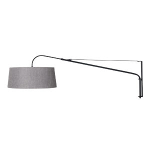 steinhauer-wandlamp-elegantclassy-zwart-metaaltextiel-leeslamp-e27-4624zw-1