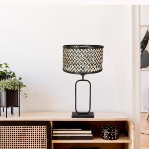 tafellamp-zwart-stang-bamboemetaal-nachtkastlamp-e27-4804zw-steinhauer-1