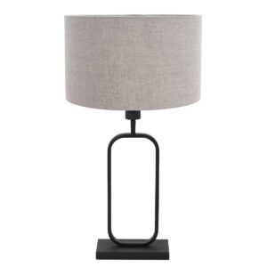 tafellamp-zwart-stang-linnenmetaal-nachtkastlamp-e27-4810zw-steinhauer-1