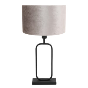 tafellamp-zwart-stang-metaalveloursstof-nachtkastlamp-e27-4806zw-steinhauer-1