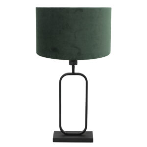 tafellamp-zwart-stang-metaalveloursstof-nachtkastlamp-e27-4811zw-steinhauer-1