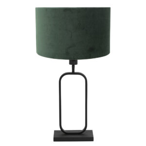 tafellamp-zwart-stang-metaalveloursstof-nachtkastlamp-e27-4811zw-steinhauer-1