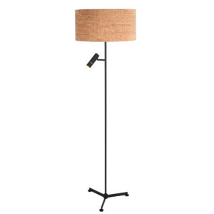 vloerlamp-zwart-stang-metaaltextiel-ø40cm-led_e27-4833zw-steinhauer-1