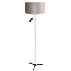 vloerlamp-zwart-stang-metaaltextiel-ø40cm-led_e27-4834zw-steinhauer-1