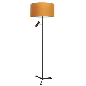 vloerlamp-zwart-stang-metaaltextiel-ø40cm-led_e27-4835zw-steinhauer-1