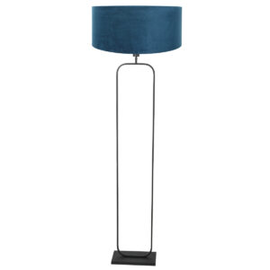 vloerlamp-zwart-stang-metaalveloursstof-schemerlamp-e27-4825zw-steinhauer-1