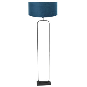 vloerlamp-zwart-stang-metaalveloursstof-schemerlamp-e27-4825zw-steinhauer-1