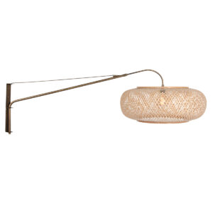 wandlamp-brons-elegantclassy-bamboemetaal-leeslamp-e27-4744br-steinhauer-1