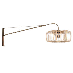 wandlamp-brons-elegantclassy-bamboemetaal-ø40cm-e27-4753br-steinhauer-1