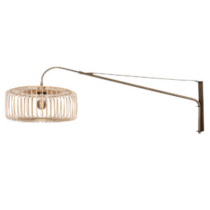 wandlamp-brons-elegantclassy-bamboemetaal-ø40cm-e27-4753br-steinhauer-1