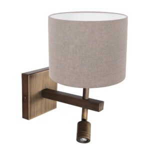 wandlamp-brons-stang-metaaltextiel-bedlampje-led_e27-4892br-steinhauer-1