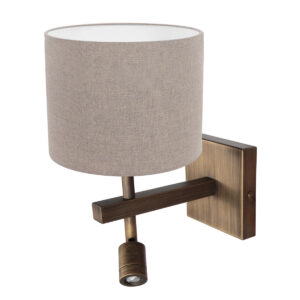 wandlamp-brons-stang-metaaltextiel-bedlampje-led_e27-4892br-steinhauer-1