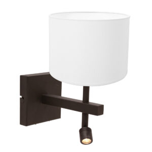 wandlamp-zwart-stang-metaaltextiel-bedlampje-led_e27-4871ca-steinhauer-1