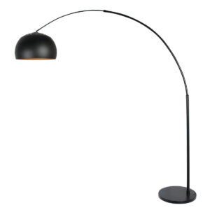 vloerlamp-zwart-globe-metaal-booglamp-e27-4911zw-steinhauer-1