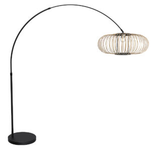 vloerlamp-zwart-flair-bamboemetaal-booglamp-e27-4668zw-mexlite-1