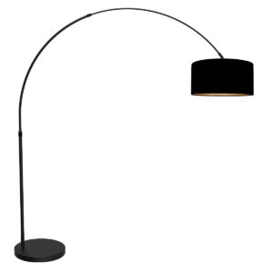 vloerlamp-zwart-flair-metaaltextiel-booglamp-e27-4659zw-mexlite-1