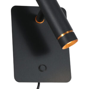 wandlamp-zwart-lumo-elektronicametaal-bedlampje-led-4850zw-mexlite-1