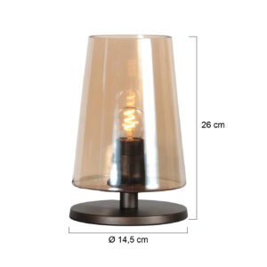 tafellamp-bruin-ancilla-glasmetaal-ø15cm-e27-3103ca-steinhauer-1