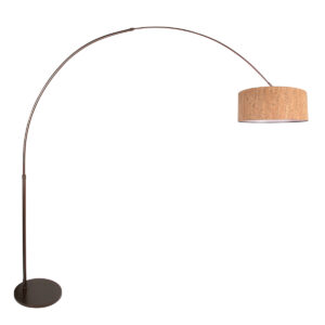 vloerlamp-bruin-sparkledlight-metaaltextiel-ø45cm-e27-4754ca-steinhauer-1