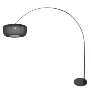 vloerlamp-bruin-sparkledlight-metaaltextiel-ø45cm-e27-4763ca-steinhauer-1