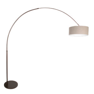 vloerlamp-bruin-sparkledlight-metaaltextiel-ø45cm-e27-4767ca-steinhauer-1