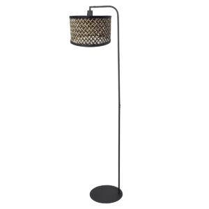 vloerlamp-zwart-stang-bamboemetaal-ø28cm-e27-4789zw-steinhauer-1