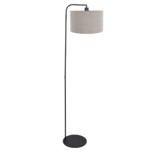vloerlamp-zwart-stang-linnenmetaal-ø28cm-e27-4795zw-steinhauer-1