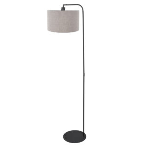 vloerlamp-zwart-stang-linnenmetaal-ø28cm-e27-4795zw-steinhauer-1