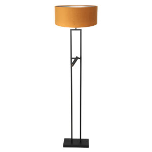vloerlamp-zwart-stang-metaaltextiel-leeslamp-led_e27-4724zw-steinhauer-1