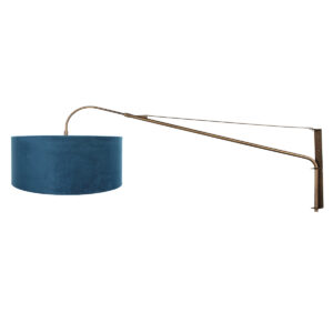 wandlamp-brons-elegantclassy-metaalveloursstof-leeslamp-e27-4752br-steinhauer-1