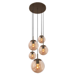hanglamp-amberkleurig-bollique-glas-ø60cm-e27-2730ca-steinhauer-1