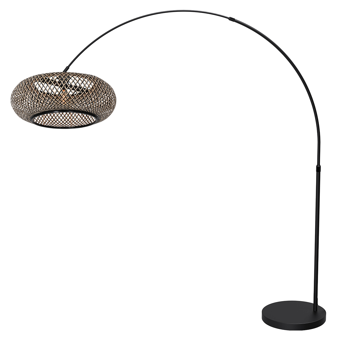 vloerlamp-zwart-flair-bamboemetaal-booglamp-e27-4664zw-mexlite-1