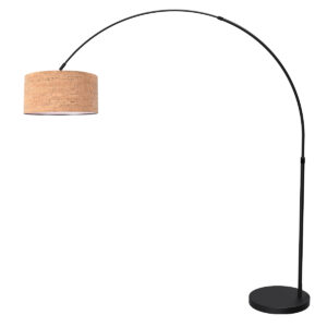 vloerlamp-zwart-flair-metaaltextiel-booglamp-e27-4653zw-mexlite-1