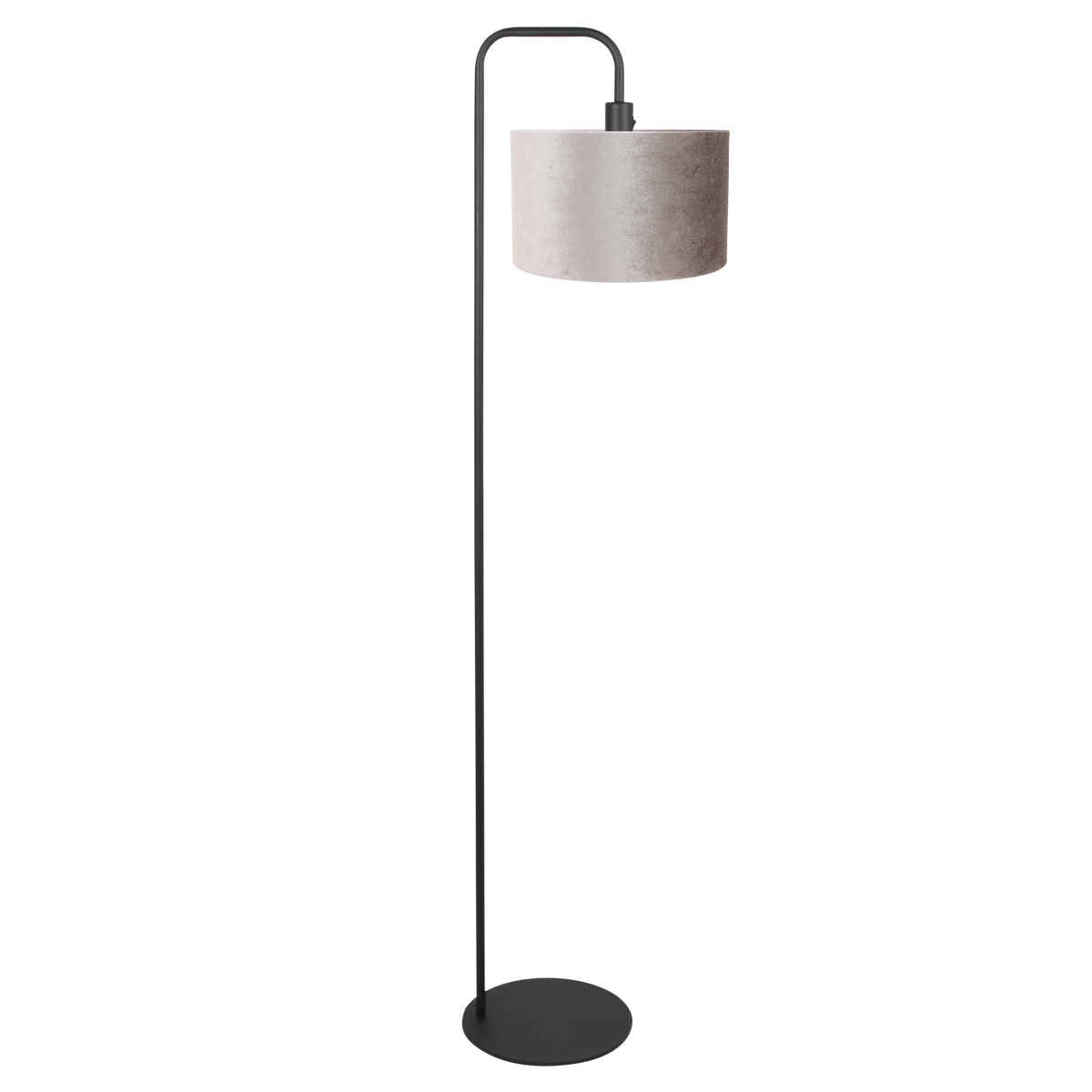 vloerlamp-zwart-forma-metaaltextiel-schemerlamp-e27-4776zw-mexlite-1