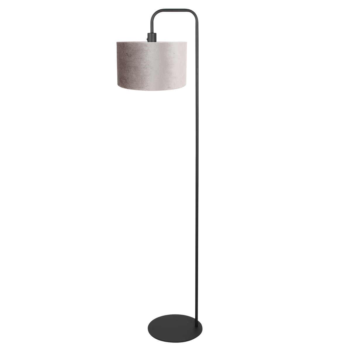 vloerlamp-zwart-forma-metaaltextiel-schemerlamp-e27-4776zw-mexlite-1