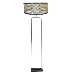 vloerlamp-zwart-stang-bamboemetaal-schemerlamp-e27-4818zw-steinhauer-1