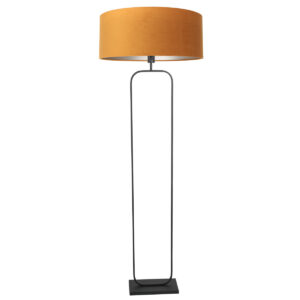 vloerlamp-zwart-stang-metaalveloursstof-schemerlamp-e27-4821zw-steinhauer-1