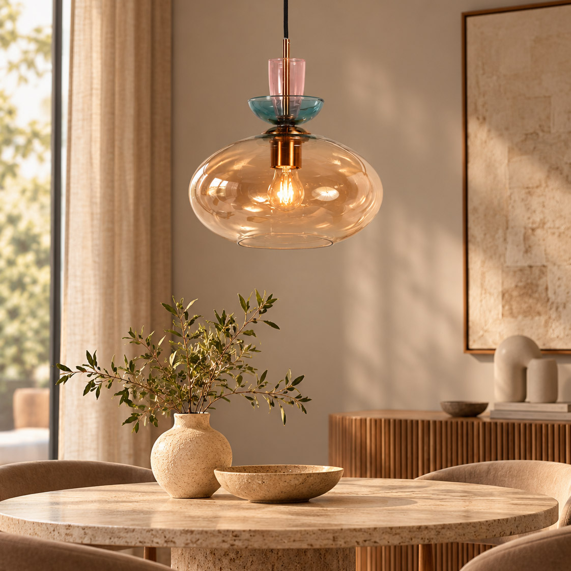 hanglamp-amberkleurigmulticolor-malboo-elektronicaglasmetaal-ø25cm-e27-4917br-steinhauer-1